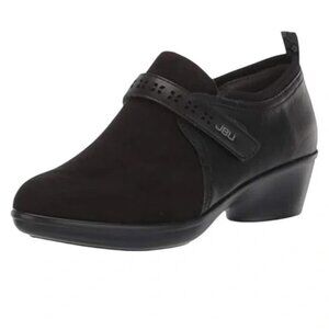 JBU by Jambu "Gail" Laser Cut Detailed Memory Foam Demi Wedges